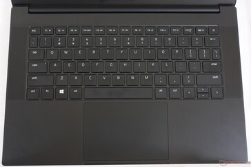 No changes to the keyboard and its layout or the large clickpad. Their surfaces are still prone to fingerprint buildup