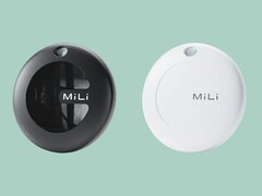 The MiTag Duo is available in two color options and comes with a key ring. (Image source: MiLi) 