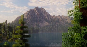 A screenshot showing a lake and a mountain. (Image source: Plopidr_'s - Reddit)