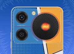 The Nubia Music has an eye-catching, colorful design. (Image: ZTE)