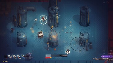 An image showing combat in Synthetik: Legion Rising.