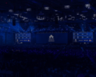 An image showcasing the stage for a tournament from EVO's latest "business update" post (image source EVO.gg)