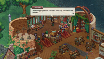 Pictured: A gameplay screenshot from Witchbrook.