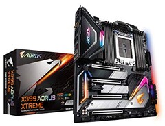 Gigabyte's X399 Aorus Xtreme is compatible with AMD's older Ryzen Threadrippers. (Source: Amazon)