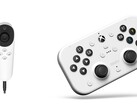 The Xbox Adaptive Joystick won't be available until 2025 but 8BitDo's controller is already available. (Image source: Microsoft & 8BitDo - edited)