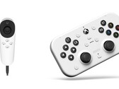 The Xbox Adaptive Joystick won't be available until 2025 but 8BitDo's controller is already available. (Image source: Microsoft & 8BitDo - edited)