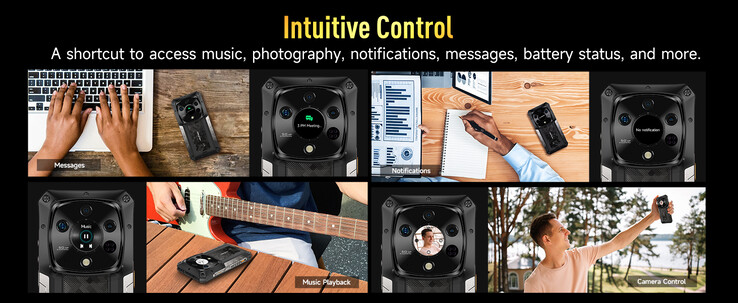 ..or for controlling music playback (Image source: Ulefone)