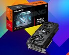 The AMD Radeon RX 9070 XT has a factory boost clock of up to 2,970 MHz. (Image source: Gigabyte, Unsplash, edited)