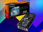 The AMD Radeon RX 9070 XT has a factory boost clock of up to 2,970 MHz. (Image source: Gigabyte, Unsplash, edited)