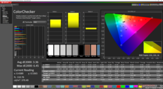 ColorChecker before calibration (P3)