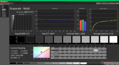 Grayscale after calibration