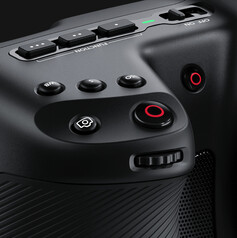 Handgrip with convenient shortcut buttons (Image Source: Blackmagic Design)