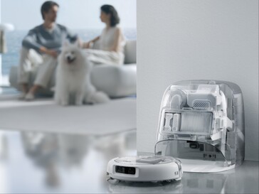 DJI Romo P2 with its transparent design.