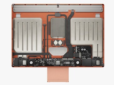 Apple iMac 24 with two fans. (Image source: @fiyin/Apple)