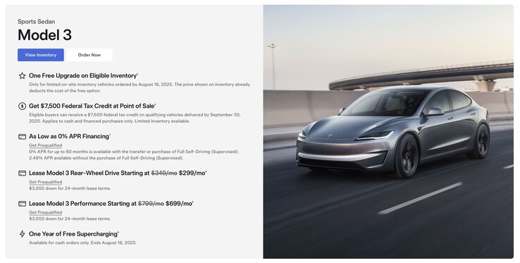 Free Model 3 Supercharging promo is ending August 18. (Image source: Tesla)