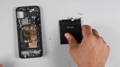 A Pixel 9 Pro XL mid-teardown. (Image source: iFixit)