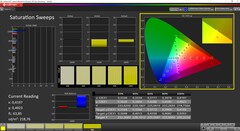 CalMAN Saturation Sweeps calibrated