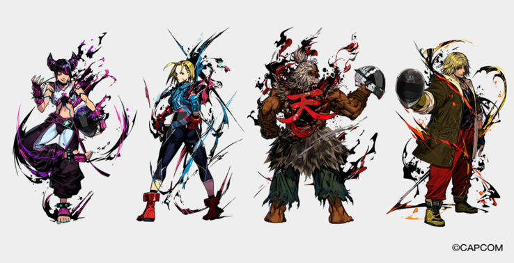 Juri, Cammy, Akuma and Ken inspired the four graphics in AGV's Japan-exclusive Street Fighter 6 K1 S helmet collection.