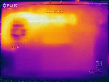 Heat map under load - Bottom