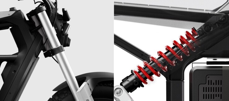 The bike has full suspension (Image source: Segway)