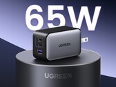 The Ugreen Nexode 65-watt GaN fast charger sports dual USB-C and a single USB-A port, and is now available with an exciting discount on Amazon. (Image source: Amazon)