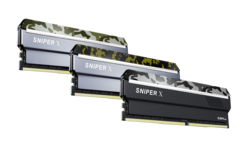 G.Skill Sniper X DDR4 RAM comes in three camouflage designs. (Source: G.Skill)