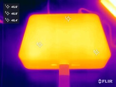 Asus NUC 14 Pro+ during stress test (top)