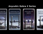 The four new models in the Anycubic Kobra 2 series vary in speed and build volume (Image Source: Anycubic)