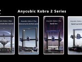 The four new models in the Anycubic Kobra 2 series vary in speed and build volume (Image Source: Anycubic)