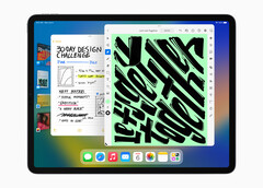 Stage Manager enabled on a 12.9-inch iPad Pro powered by the M1 SoC. (Image source: Apple)