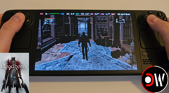 You can now play Bloodborne on the Steam Deck (image source: Deck Wizard on YouTube)
