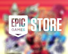 Epic Games is rumoured to be offering a single free PC game between October 9 and October 16, logo pictured. (Image source: Epic Games Store)