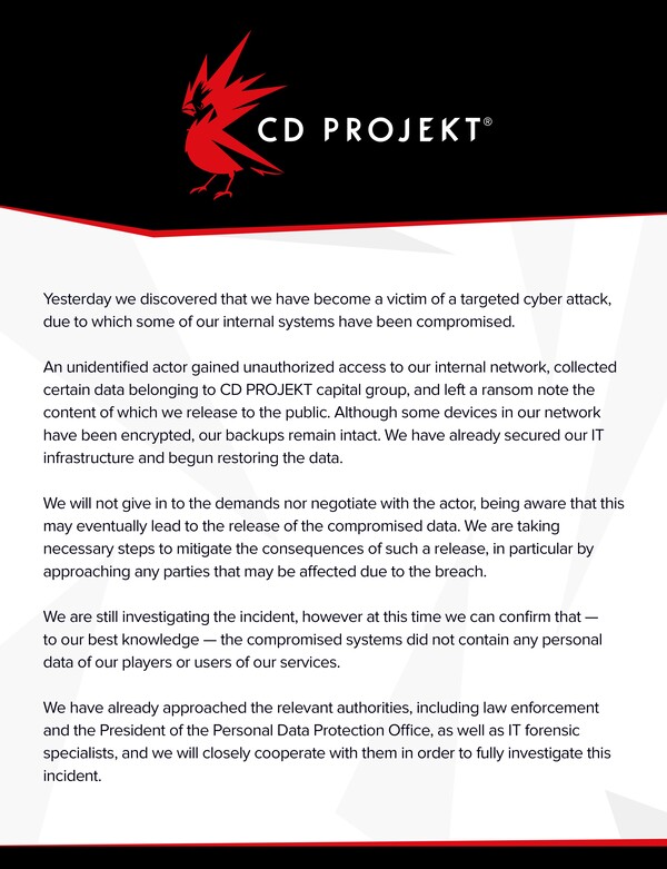 (Image source: CD Projekt Red)