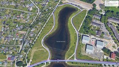 GNSS test trip: trip around a lake