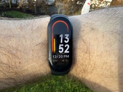 Xiaomi Smart Band 8 in the sunshine