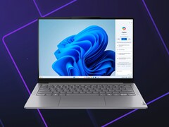 The Lenovo Slim 7i has a removeable SSD. (Image source: Intel/eBay, Unsplash, edited)