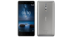 The Nokia 8 will come in silver.