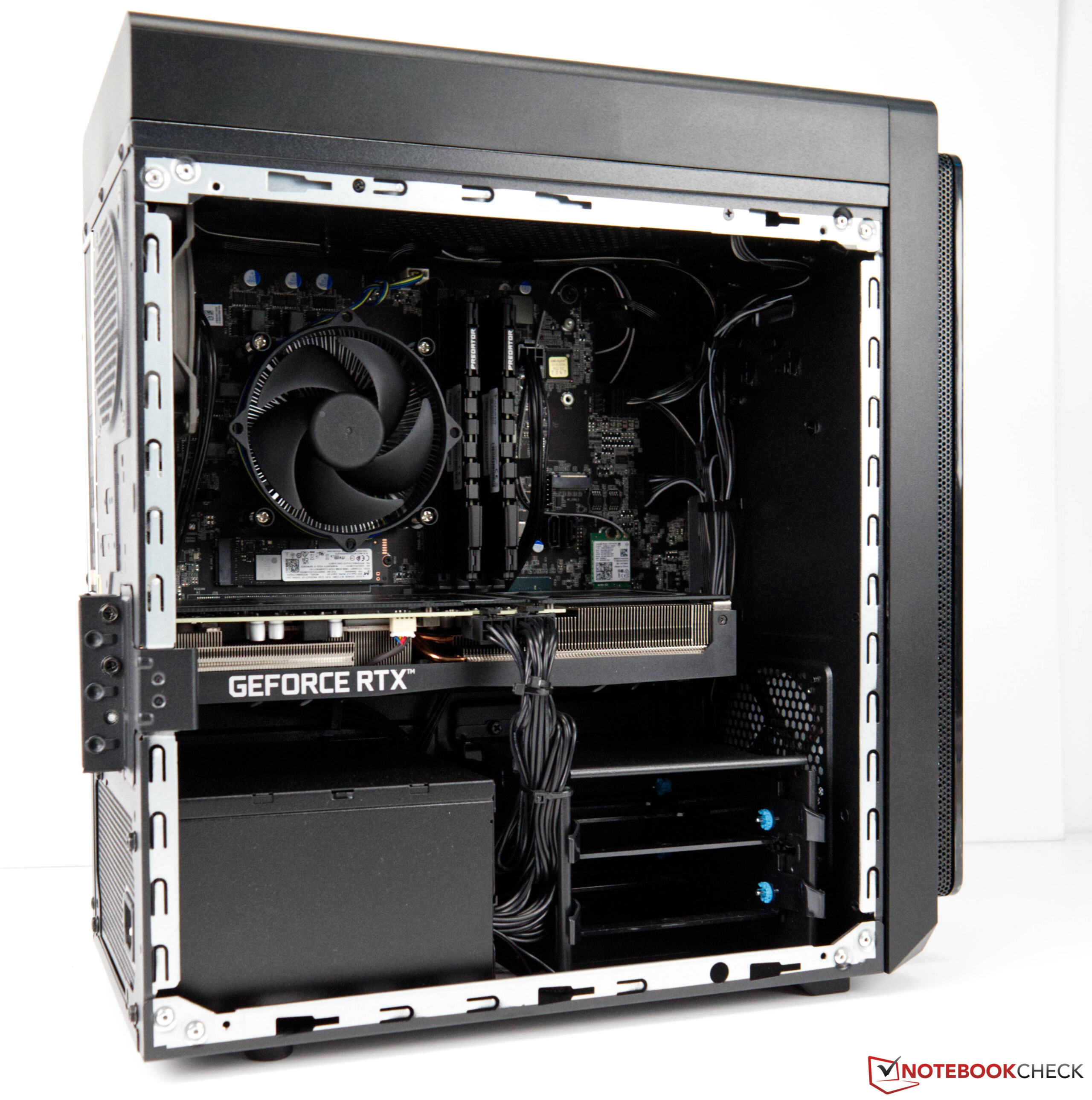 Acer Predator Orion 3000 desktop PC with Core i712700F and RTX 3070 in