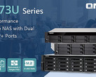 QNAP TS-x73U rackmount NAS with quad-core AMD R processors