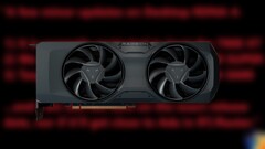 The AMD Radeon RX 7700 XT features 12 GB of GDDR6 VRAM and 54 Compute Units. (Source: AMD/Moore's Law Is Dead-edited)