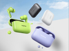 The Realme Buds T200 will be available in China for around $18. Pictured: color options of the wireless earbuds. (Image source: Realme)