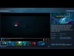 A screengrab of Subnautica 2's Steam Store page crediting Unknown Worlds as both the developer and publisher