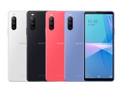 The Sony Xperia 10 III Lite will be available in four different colors: White, Black, Pink and Blue (Image: Sony)