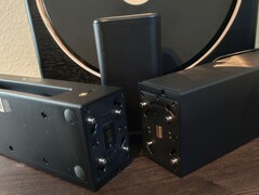 The soundbar consists of three individual sections that cannot be used separately