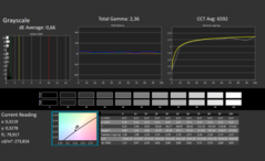 Calman color grayscale calibrated