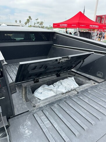 The vault in the Cybertruck bed