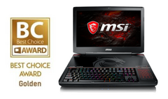 MSI GT83VR wins Best Choice Golden Award