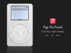 The Brick Easter egg on the Apple Music 404 page