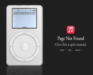 The Brick Easter egg on the Apple Music 404 page