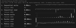 And over 2GB/s with a X5 over Thunderbolt 3.